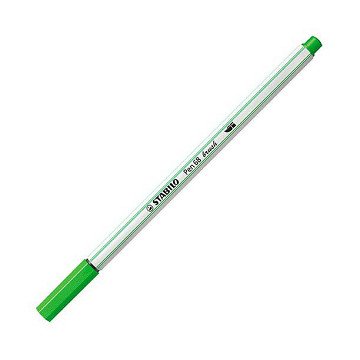 STABILO Pen 68 Brush - Viltstift - Lichtgroen (33)