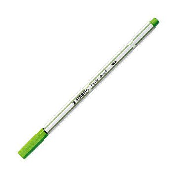 STABILO Pen 68 Brush - Felt-tip pen - Leaf green (43)