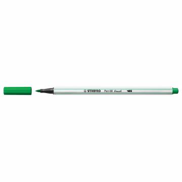 STABILO Pen 68 Brush - Viltstift - Groen (36)