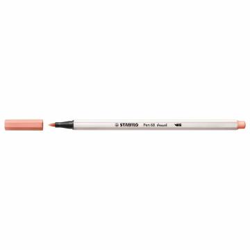 STABILO Pen 68 Brush - Viltstift - Abrikoos (26)