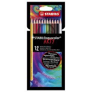 STABILO Aquacolor - Aquarel Kleurpotlood - ARTY - Set 12 St.