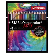 STABILO Aquacolor - Aquarel Kleurpotlood - ARTY - Set 24 St.