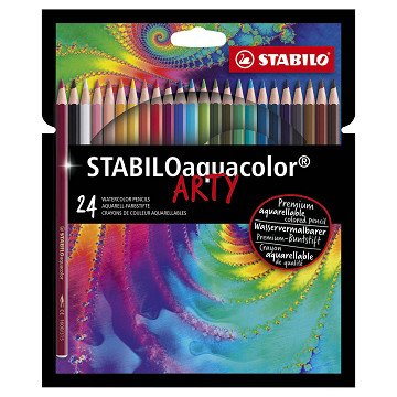 STABILO Aquacolor - Aquarel Kleurpotlood - ARTY - Set 24 St.