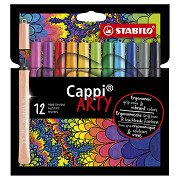 STABILO Cappi - Felt-tip pen - ARTY - Set of 12 colours