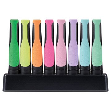 STABILO GREEN BOSS Pastel - Highlighter - 8 Pieces Desk Set