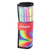 STABILO Pen 68 - Felt-tip pen - ARTY - Roller set with 25 pieces