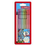 STABILO Pen 68 - Viltstift - Set Met 8 Stuks