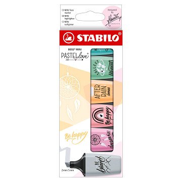 STABILO BOSS MINI Pastellove Highlighters, 6 pcs.