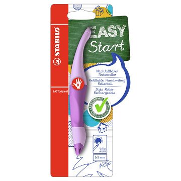 STABILO EASYoriginal - Ergonomischer Tintenroller - Rechtshänder - Pastell Lilac Blush