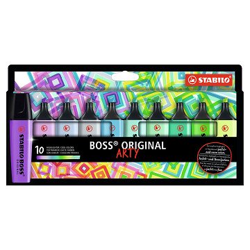 STABILO BOSS Original Arty - Cool Colors, 10 pcs.