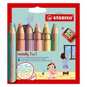 STABILO woody 3 in 1 - Multitalent potlood - Set 6 St.