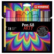 STABILO Pen 68 - Felt-tip pen - ARTY - Set With 24 Pieces