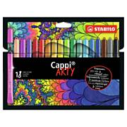 STABILO Cappi - Felt-tip pen - ARTY - Set of 18 pieces