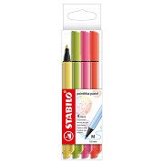STABILO pointMax Pastel - Hardtip Fineliner - Set of 4