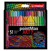 STABILO pointMax - Hardtip Fineliner - ARTY - Set 18 Stuks