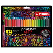 STABILO pointMax - Hardtip Fineliner - ARTY - Set 42 Stuks