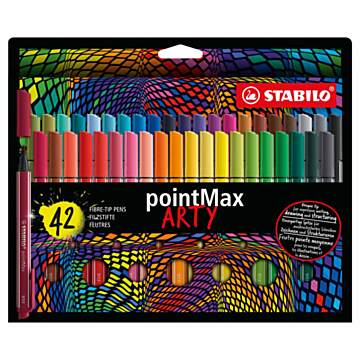 STABILO pointMax - Hardtip Fineliner - ARTY - Set 42 Stuks