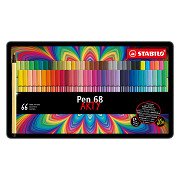 STABILO Pen 68 - Felt-tip pen - ARTY - Metal Set 65 Pcs.