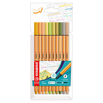 STABILO point 88 - Fineliner - Set With 10 Pieces