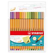 STABILO point 88 - Fineliner - Set With 18 Pieces