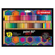 STABILO point 88 - Fineliner - ARTY - Set With 65 Pieces