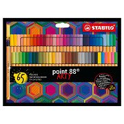 STABILO point 88 - Fineliner - ARTY - Set With 65 Pieces