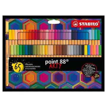 STABILO point 88 - Fineliner - ARTY - Set mit 65 Teilen