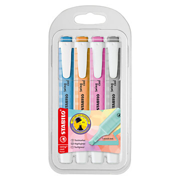 STABILO swing cool - Highlighter - Set With 4 Pieces