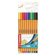 STABILO point 88 - Fineliner - Set mit 10 Stück