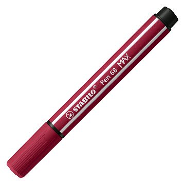 STABILO Pen 68 MAX - Felt-tip pen with thick chisel tip - heather purple