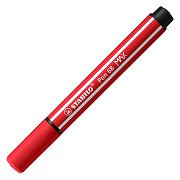 STABILO Pen 68 MAX - Felt-tip Pen with Thick Chisel Tip - Carmine Red