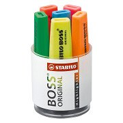 STABILO BOSS Original Marking Sticks in Box - 6-piece.