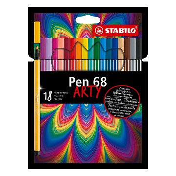 STABILO Pen 68 ARTY Viltstiften - 18dlg.