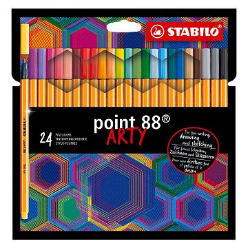 STABILO point 88 ARTY Fineliner - 24 Stück.