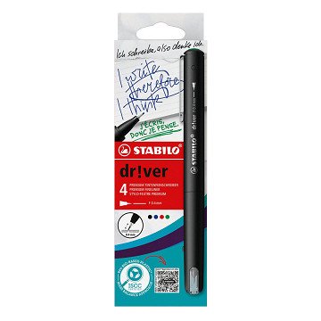 STABILO dr!ver Fine Fineliners - 4dlg.