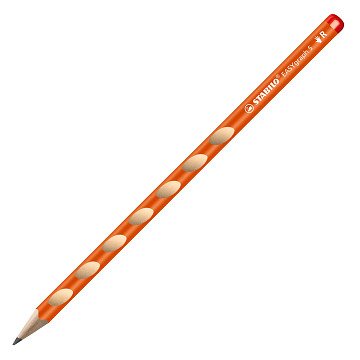STABILO EASYgraph S HB Right-Handed Graphite Pencil - Orange