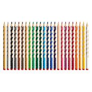 STABILO EASYcolors Buntstifte für Rechtshänder - 24-teilig.