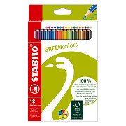 STABILO GREENcolors FSC Buntstifte - 18-teilig.
