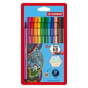 STABILO Pen 68 Felt-tip pens - 12-piece.