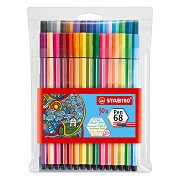 STABILO Filzstifte 68 - 24 Stück + 6 Neonfarben