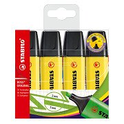 STABILO BOSS Original Highlighters Yellow - 4 pcs.