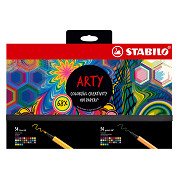 STABILO ARTY Hero Set Pen 68 Stifte und Point 88 Fineliner – 68 Stück.