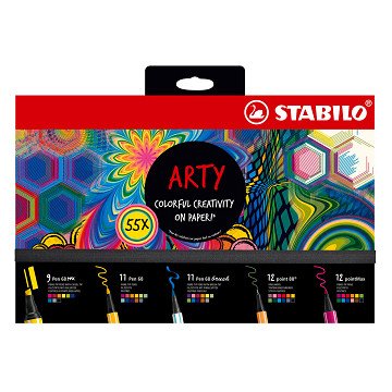 STABILO ARTY Assortiment Kleurstiften - 55dlg.
