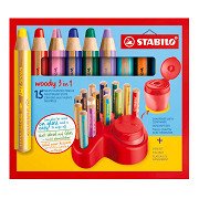 STABILO woody experience set Multitalent Pencils - 15-teilig.