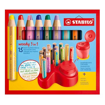 STABILO woody experience set Multitalent Pencils - 15-teilig.