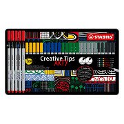 STABILO Creative Tips ARTY Stifte Klassische Farben im Metalletui - 30 Stück.