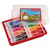 STABILO Trio Jumbo Schoolverpakking Ergonomische Viltstiften - 144dlg.