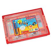 STABILO woody 3-in-1 Schulset Buntstifte – 48-teilig mit 2 Anspitzern