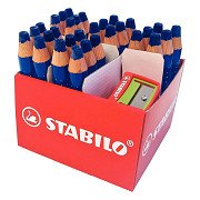 STABILO MARKdry School Pack Whiteboard Pencils Blue - 30 pcs. with 2 sharpeners