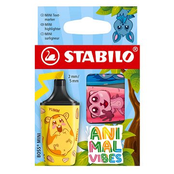STABILO ANIMAL VIBES STABILO BOSS MINI Highlighters - 3-piece